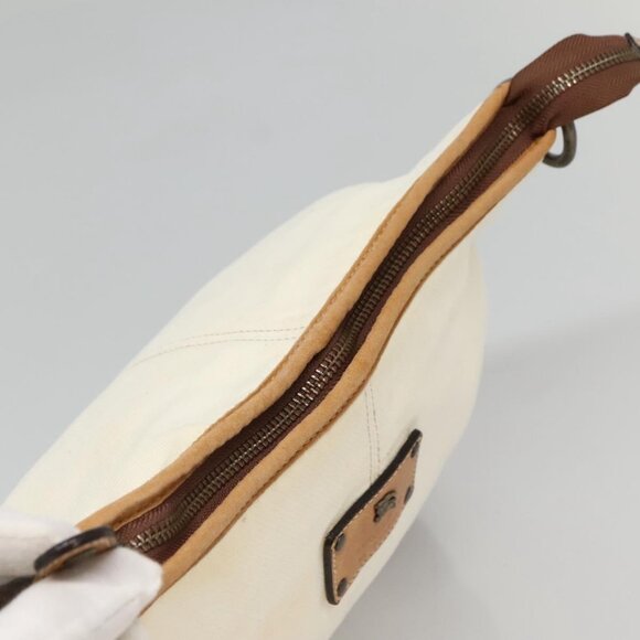 BURBERRY Blue Label Shoulder Bag Canvas White Auth bs23896 - Picture 7 of 16